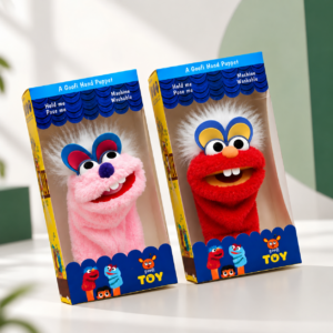 Hand Puppet - Red Pink Combo